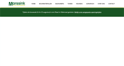 Desktop Screenshot of morssink-bouwmaterialen.nl